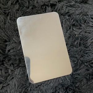 Stainless steel makeup plate